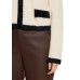 Betty Barclay - 5487 2016 Zachte gilet in ecru zwarte boord.
